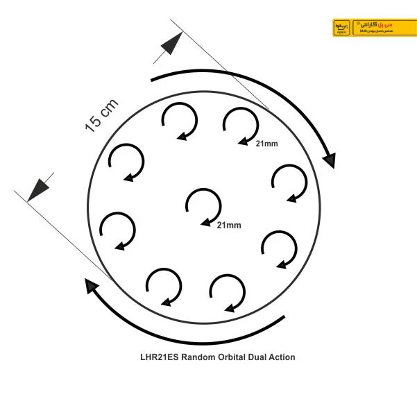 خرید پولیشر دوال اکشن روپس مدل LHR21ES/STD