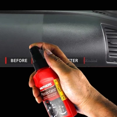 روش استفاده از اسپري داشبورد کوچک 100 میلی لیتری مادرز مدل Mothers Protectant 100ml 5305