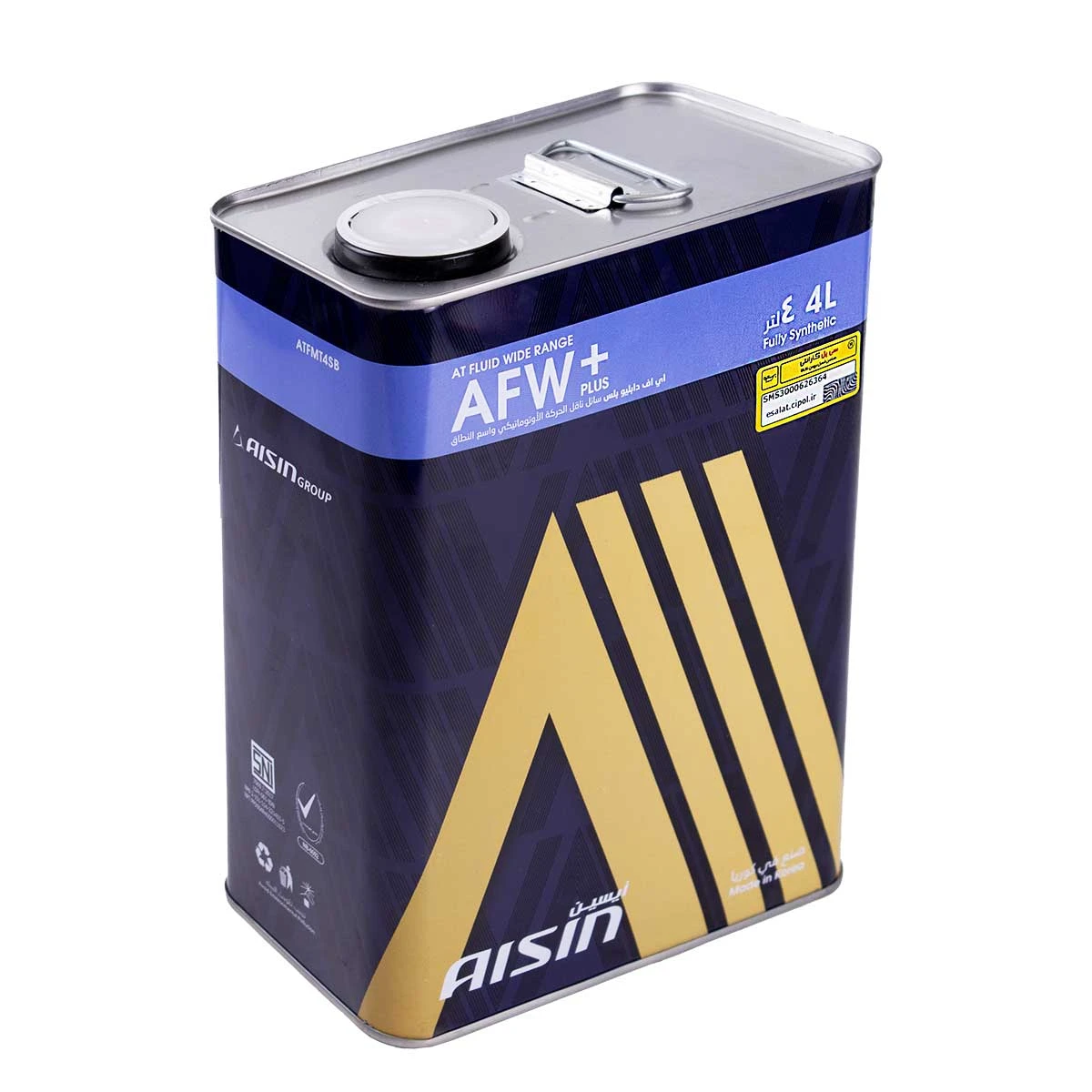 قیمت روغن گیربکس اتوماتيک AFW آيسين 4 لیتر ی