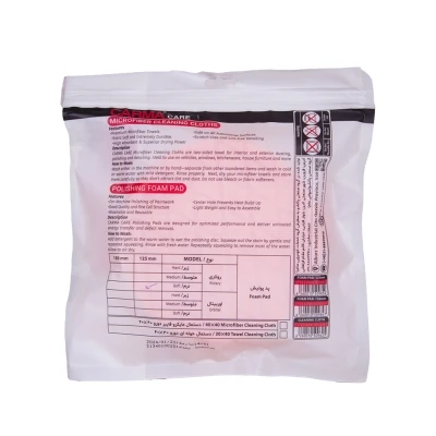 نحوه استفاده از پد پولیش روتاری نرم 125 میلیمتری کارماکر مدل Carmacare Foam Pad Polishing Rotary Fine