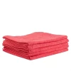 حوله مایکروفایبر قرمز 4x4 سایز 40 در 40 بسته 5 عددی - تصویر کوچک 