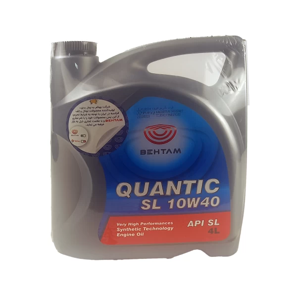 روغن موتور بهتام کوانتیک quantic 10W40 حجم 4 لیتر کیفیت SL