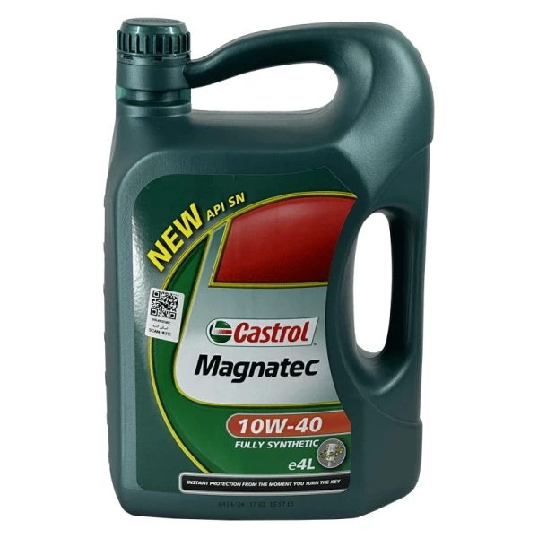 روغن موتور کاسترول مگناتک 10w40 کیفیت SN حجم 4 لیتر Castrol Magnatec sN 10-w40