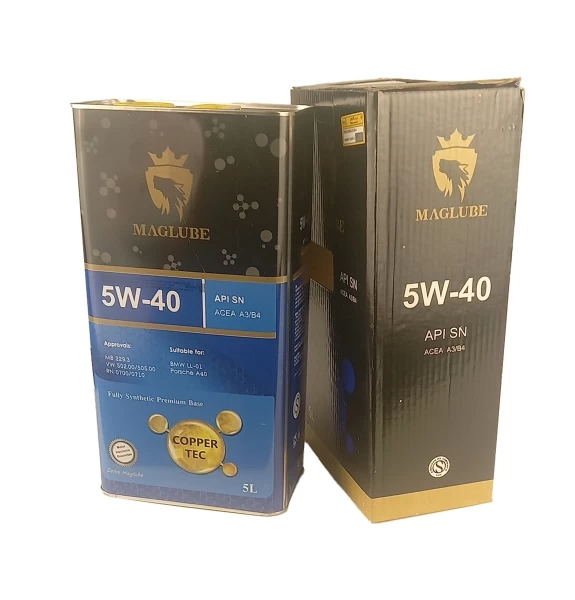 روغن موتور مگ لوب 5W40 حجم 5 لیتری