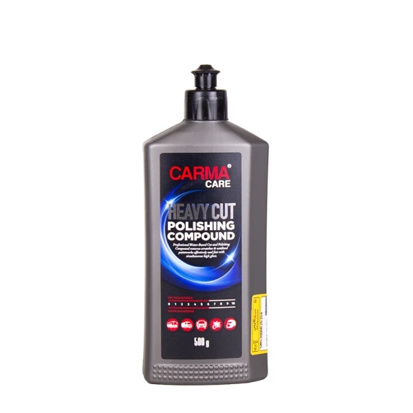 پولیش زبر 500 گرم کارماکر CARMA CARE HEAVY CUT POLISHING COMPOUND