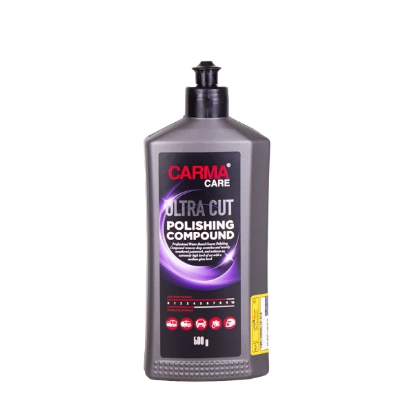 پولیش بسیار زبر بدنه خودرو کارماکر حجم 500 گرم مدل Ultra Cut Polishing Compound
