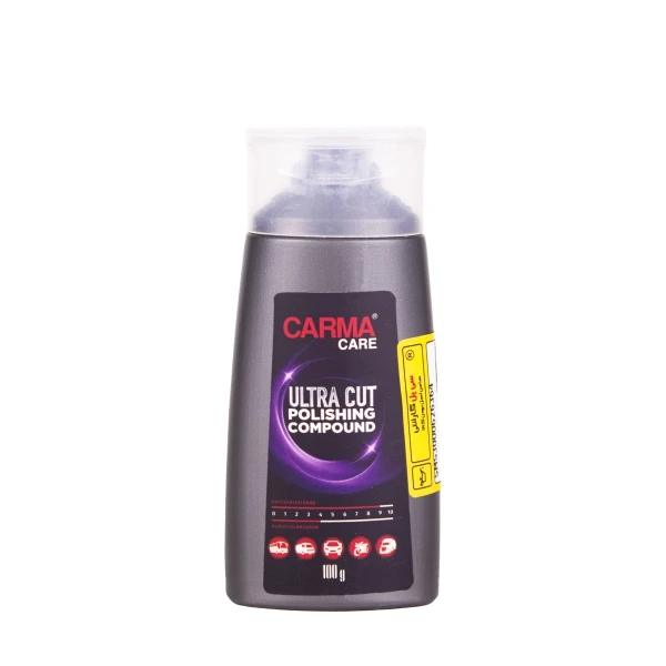 پولیش بسیار زبر کارماکر حجم 100 گرم مدل Carma Care Ultra Cut Polishing Compound