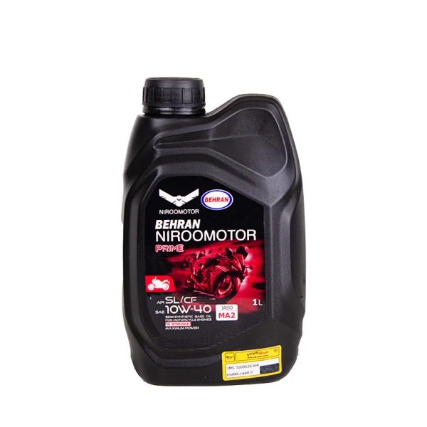 روغن بهران نیرو موتور  10W40 MA2 SL 1L
