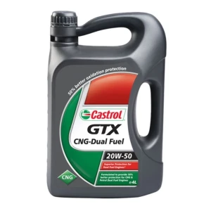 روغن موتور کاسترول 20W50 مدل GTX CNG حجم 4 لیتر