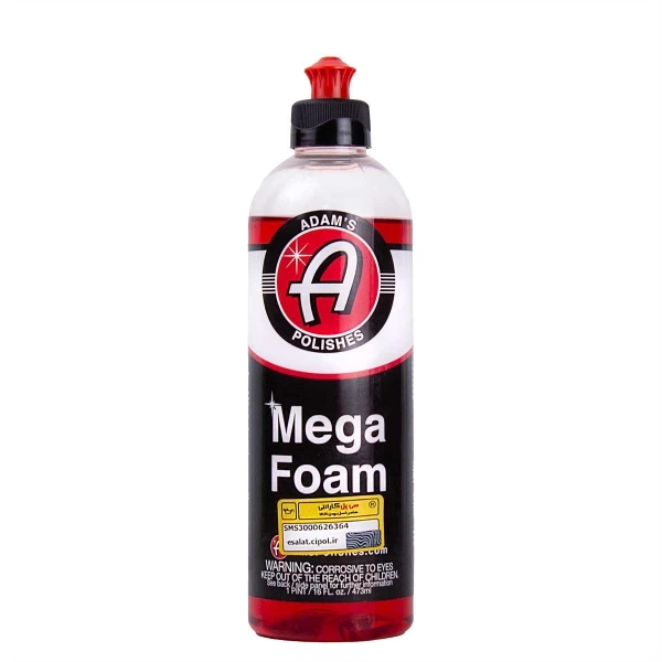شامپو مگافوم حجم 473 میلی لیتر آدامز Adams mega foam shampoo