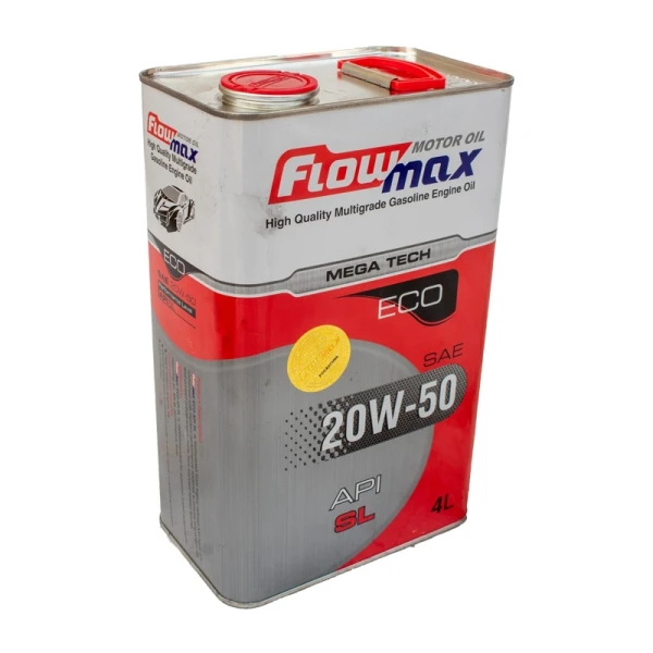 روغن موتور مگاتک فلومکس 20w50 SL حجم 4 لیتر