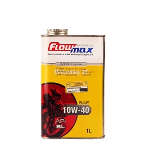 روغن موتور پارس فلومکس موتور بایک کیفیت SL غلظت 10w40 حجم 1 لیتر