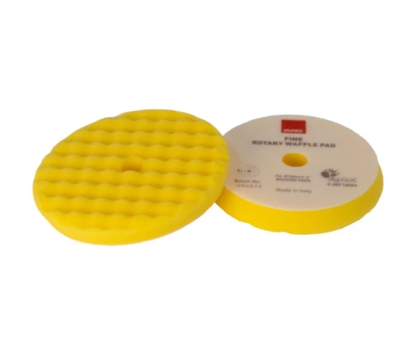 پد پولیش زرد روتاری نرم وافلی سایز 125میلی متر RUPES 9.WF150M