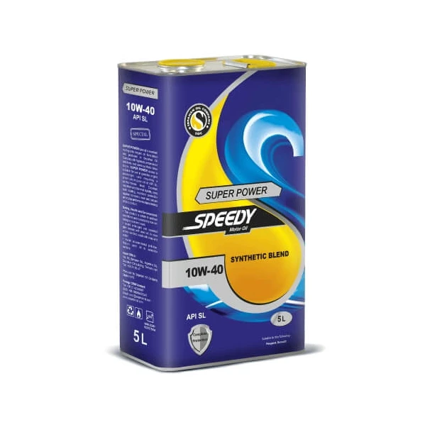 روغن موتور اسپیدی سوپر پاور 10w40 حجم 5 لیتر