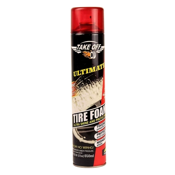 اسپری فوم براق کننده لاستیک تیک آف Take Off Ultimate Tire Shine