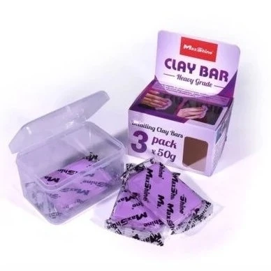 خمیر کلی بنفش 3 عددی مکس شاین مدل Maxshine Clay Bar Heavy 3 pack