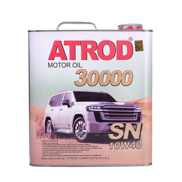 روغن آترود 3000 10W40 SN حجم 5 لیتر