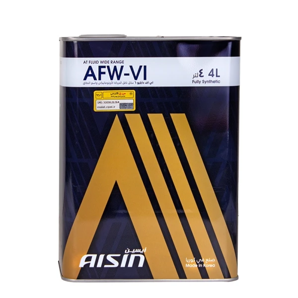 روغن گیربکس اتوماتیک AFW-IV آیسین مدل ATFDVI4S حجم 4 لیتر
