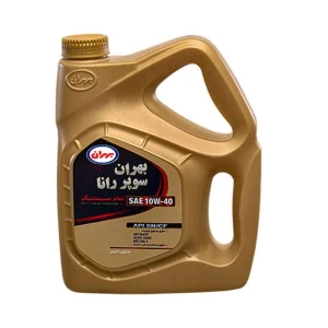 روغن موتور بهران سوپر رانا 10w40 کیفیت SN حجم 4 لیتر