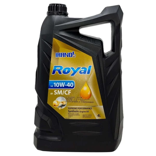 روغن رویال 10w40 4L ایرانول 0484