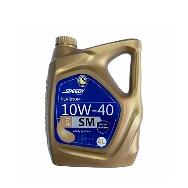 روغن اسپیدی پلاتینیوم 10w40 SM 4L