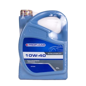 روغن موتور پروفیکار 10w40 کیفیت SN حجم 4 لیتر مدل PROFI-CAR 10w-40 EVOLATION XT