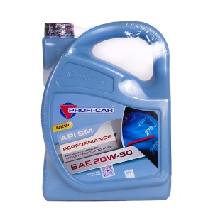 روغن موتور پروفیکار 20w50 کیفیت SM حجم 5 لیتر مدل PROFI-CAR lubricant additive car care