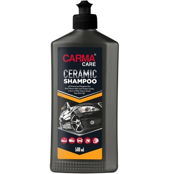 شامپو سرامیک خودرو ۵۰۰گرمی کارماکر مدل Carma Care Ceramic Shampoo