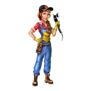 ماکت دختر پولیش کار