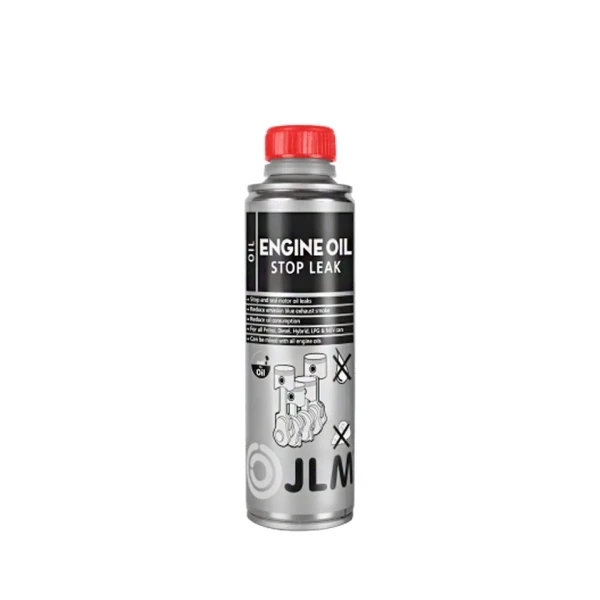 مایع نشت گیر روغن موتور جی ال ام حجم 300 میلی لیتر مدل JLM Engine Oil Stop Leak